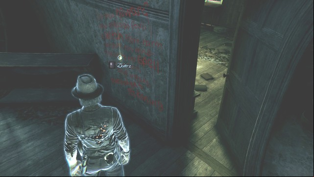 Again, you find a verse in red. - Chapter 8 - Info About My Killer (6) - Collectibles - Murdered: Soul Suspect - Game Guide and Walkthrough