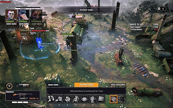 The main group of mutants is stationed in the camp in the central part of the location - The Unenlightened | Mutant Year Zero Road to Eden World Atlas - World Atlas - Mutant Year Zero Road to Eden Guide