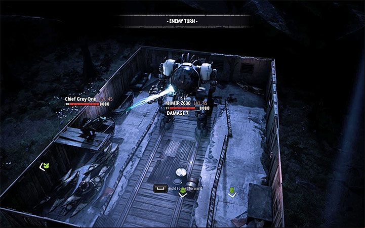 You can set up your people behind the covers and start the battle - Lair of the Horned Devil | Mutant Year Zero Road to Eden World Atlas - World Atlas - Mutant Year Zero Road to Eden Guide