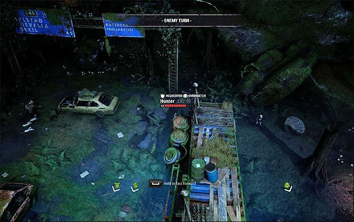 Overwatch is a mechanism well known from the XCOM series - it allows you to end your own round by going into a standby mode - Starting tips for Mutant Year Zero Road to Eden - Basics - Mutant Year Zero Road to Eden Guide