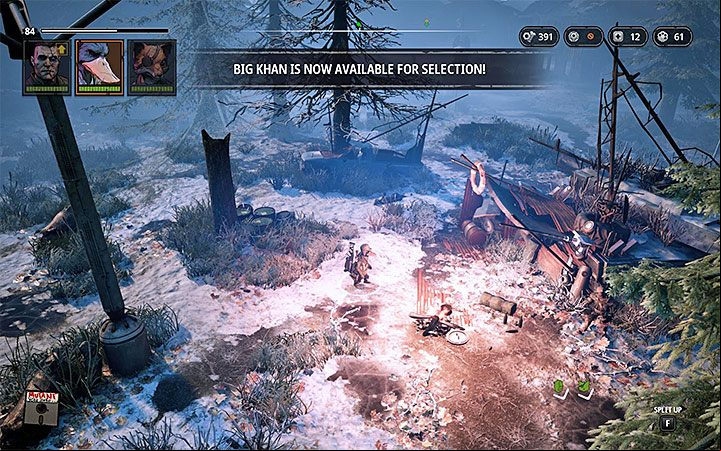 Big Khan resides in location called Water Risers - Big Khan - new team member in Mutant Seed of Evil DLC - Game Guide - Mutant Year Zero Road to Eden Guide