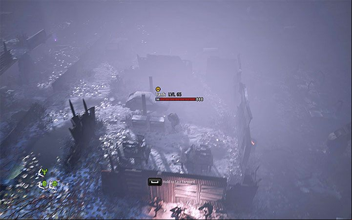 Another way to start a battle is to attack enemies near the main building - Hall Of Electric Coffins | World Atlas and walkthrough for Mutant Seed of Evil - World Atlas - Mutant Year Zero Road to Eden Guide