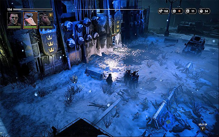 Enemies - Polis-Bot Command (level 80) Polis-Bot (level 80), Polis-Bot Enforcer (level 80) - Valley of Steel | World Atlas and walkthrough for Mutant Seed of Evil DLC - World Atlas - Mutant Year Zero Road to Eden Guide