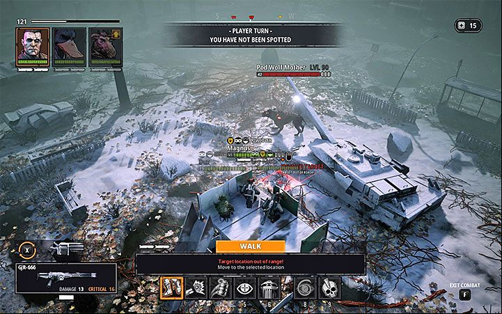 Before you get to the places where the final battle takes place, you will have to participate in a smaller battle with wolves - Garden of Jyko | World Atlas and walkthrough for Mutant Seed of Evil DLC - World Atlas - Mutant Year Zero Road to Eden Guide