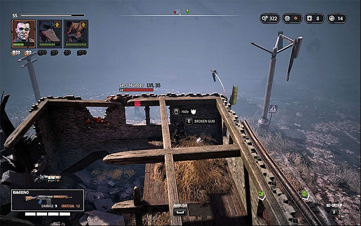 In addition to a reconnaissance, you should also do a few other things before you start fighting - Fighting in Mutant Year Zero Road to Eden - Basics - Mutant Year Zero Road to Eden Guide