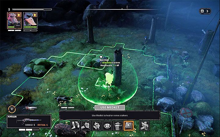 This topic is described in detail in the section entitled How to heal team - Fighting in Mutant Year Zero Road to Eden - Basics - Mutant Year Zero Road to Eden Guide