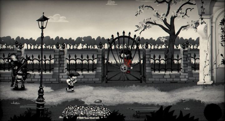 You can stand as the girl next to the gate. You must obtain the key to open the age. - Chapter 8 - Changes, changes, changes - My memory of Us Walkthrough - Walkthrough - My memory of Us Guide