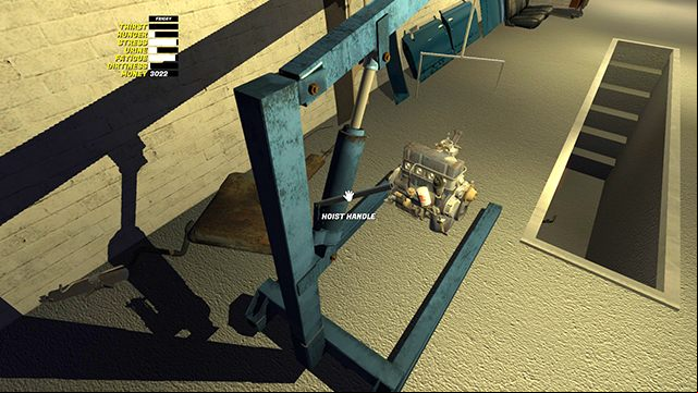 Install the engine on the floor and lower the grip. - Installing the engine in the car | My Summer Car - Assembling the Satsuma car - My Summer Car Guide