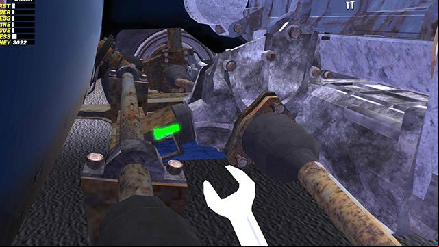 When you tighten all three, change the wrench to size 10 and unscrew the two bolts near the cranes grip - Installing the engine in the car | My Summer Car - Assembling the Satsuma car - My Summer Car Guide