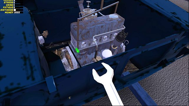 Install ELECTRICS in the engine compartment using two 8mm nuts - Installing the engine in the car | My Summer Car - Assembling the Satsuma car - My Summer Car Guide