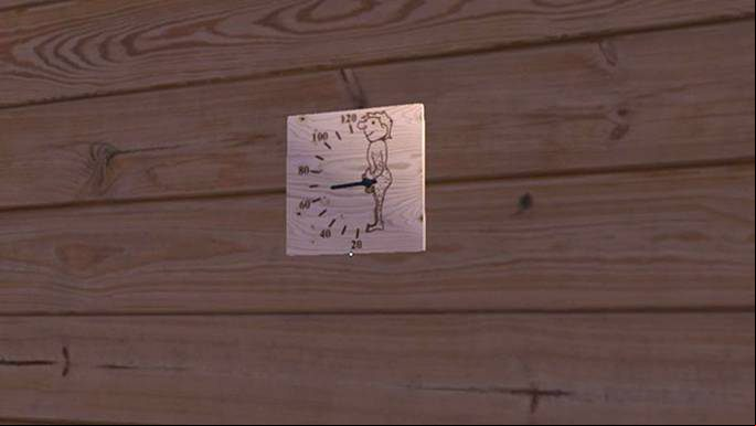 Take the DIPPER and climb on the top shelf on the left - you want to be in front of the stove - How do I use the sauna in My Summer Car? - FAQ - My Summer Car Guide