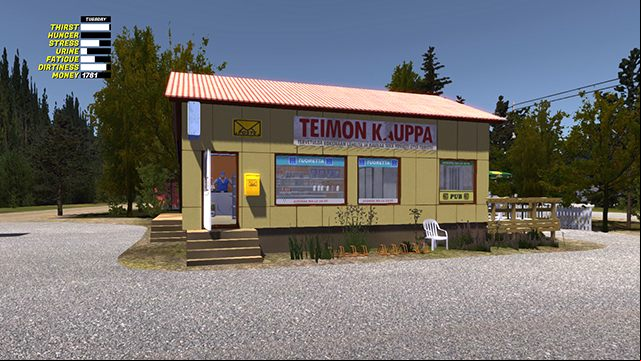 Teimos Shop (named after its owner) is located in Perajarvi town - Shopping in My Summer Car - Basics - My Summer Car Guide