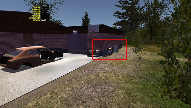 This is where you find Jonnez ES after running the game for the first time. - Jonnez ES minibike | Playable vehicles in My Summer Car - Playable vehicles - My Summer Car Guide