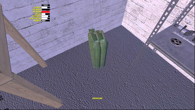 Take the Gasoline canister - it is in the corner. - Ruscko car | Playable vehicles in My Summer Car - Playable vehicles - My Summer Car Guide