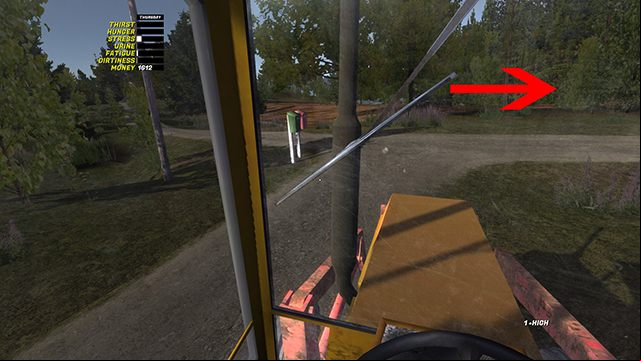 Keep moving forward until you reach the railway tracks - turn left to get on the tracks - Ruscko car | Playable vehicles in My Summer Car - Playable vehicles - My Summer Car Guide