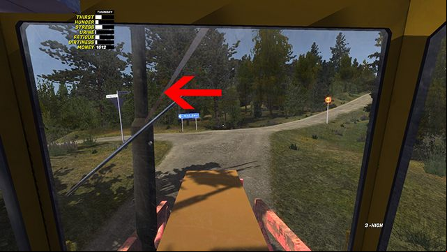 After a while, you will cross a small bridge - Ruscko car | Playable vehicles in My Summer Car - Playable vehicles - My Summer Car Guide