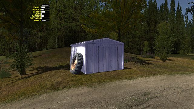 Park the tractor in front of the barn, either with the front or back to the gate and open the door - Ruscko car | Playable vehicles in My Summer Car - Playable vehicles - My Summer Car Guide