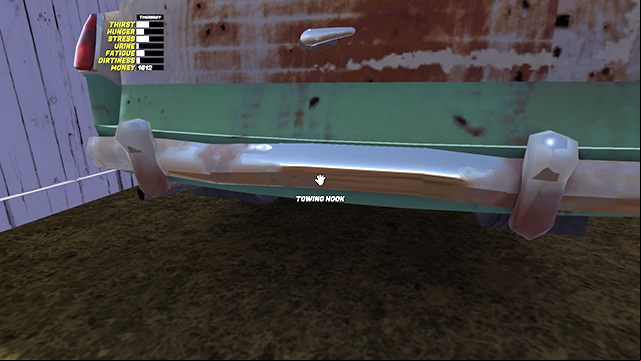 The other end connect to the tractor - it works both in the front and rear - Ruscko car | Playable vehicles in My Summer Car - Playable vehicles - My Summer Car Guide