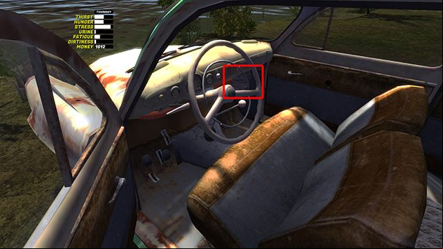 Open the trunk and be sure to put inside the gasoline canister and the sledgehammer - Ruscko car | Playable vehicles in My Summer Car - Playable vehicles - My Summer Car Guide