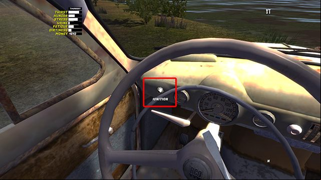 Add gas and press G key to shift to the first gear - Ruscko car | Playable vehicles in My Summer Car - Playable vehicles - My Summer Car Guide