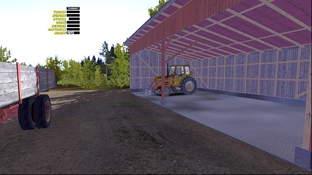You will find the tractor under the orange carport. - Kekmet tractor | Playable vehicles in My Summer Car - Playable vehicles - My Summer Car Guide