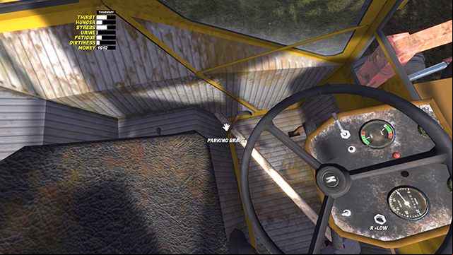 Use the hand brake before exiting the cab. - Kekmet tractor | Playable vehicles in My Summer Car - Playable vehicles - My Summer Car Guide