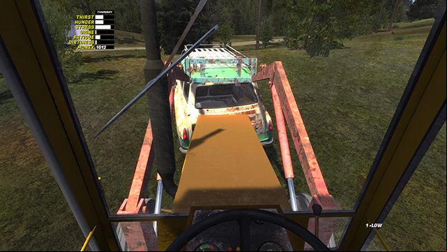 The fork will help you remove heavy wrecks. - Kekmet tractor | Playable vehicles in My Summer Car - Playable vehicles - My Summer Car Guide