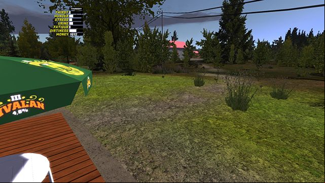 While standing on the terrace, look between the trees for the blue van. - Hayosiko, the blue van | Playable vehicles in My Summer Car - Playable vehicles - My Summer Car Guide