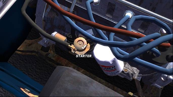 Leave the wires and take the size 7 wrench - Battery and electrical system installation of the Satsuma car | My Summer Car - Assembling the Satsuma car - My Summer Car Guide