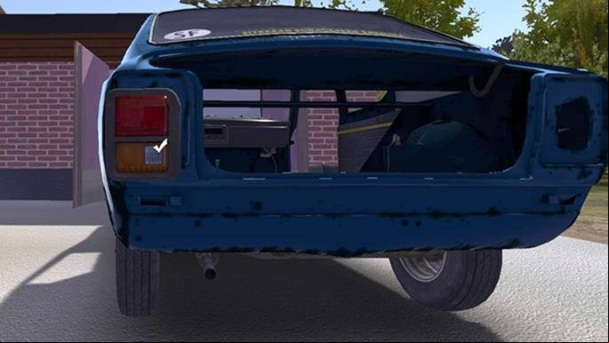 REAR HARNESS CONNECTOR is on the right - Battery and electrical system installation of the Satsuma car | My Summer Car - Assembling the Satsuma car - My Summer Car Guide