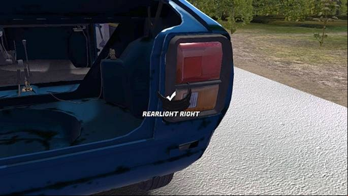 Tighten the front lights - Battery and electrical system installation of the Satsuma car | My Summer Car - Assembling the Satsuma car - My Summer Car Guide