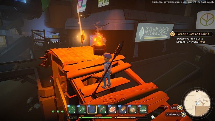 Now follow the arrows to find the Orange Mall Key at the end - My Time at Sandrock: Paradise Lost and Found - walkthrough - Main missions - My Time at Sandrock Guide, Walkthrough