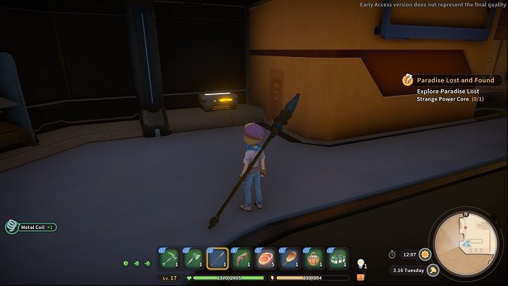 In the next room, in the lower left corner, there is a chest with 3x Water - My Time at Sandrock: Paradise Lost and Found - walkthrough - Main missions - My Time at Sandrock Guide, Walkthrough