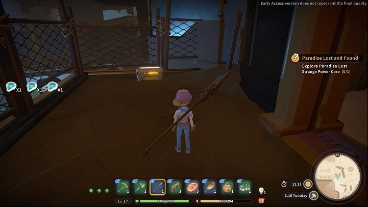 Not far away is also a chest with 3x Water - My Time at Sandrock: Paradise Lost and Found - walkthrough - Main missions - My Time at Sandrock Guide, Walkthrough