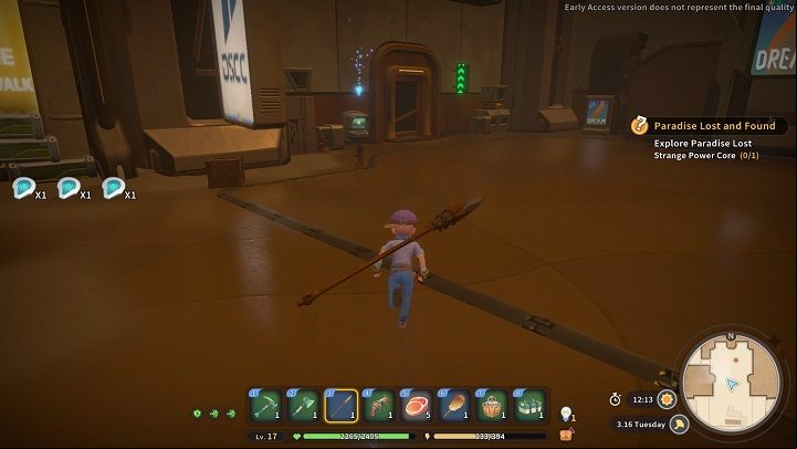 Head north and use all the Blue Mall Key parts on the reader - My Time at Sandrock: Paradise Lost and Found - walkthrough - Main missions - My Time at Sandrock Guide, Walkthrough
