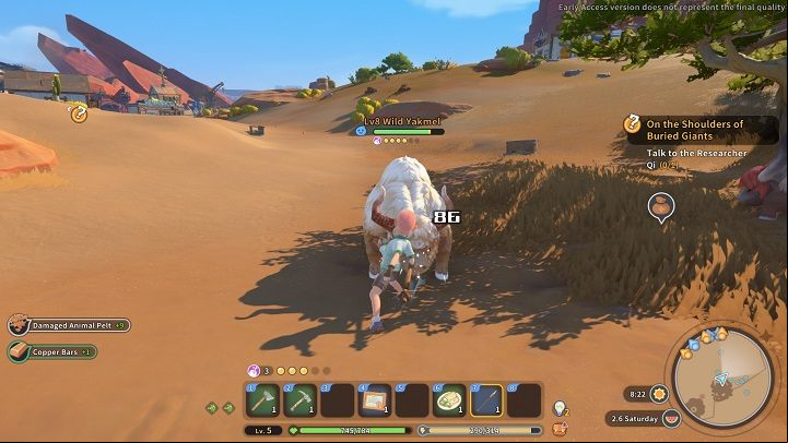 Ingredients are found in the world in various types and quantities - My Time at Sandrock: Cooking - Basics - My Time at Sandrock Guide, Walkthrough