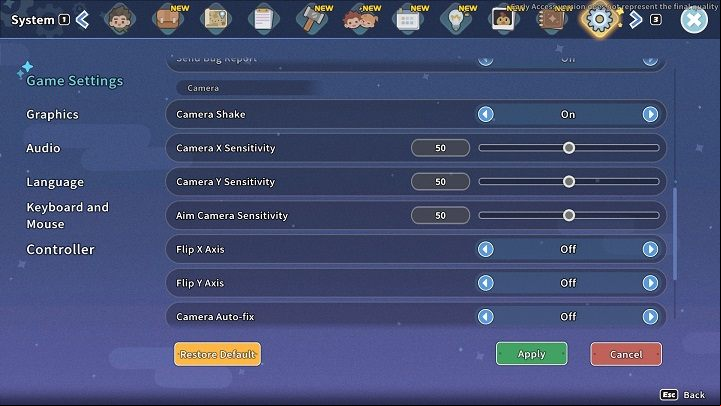 Unfortunately, My Time at Sandrock doesn't have a separate accessibility menu nor any options of this type - My Time at Sandrock: Accessibility options - Appendix - My Time at Sandrock Guide, Walkthrough