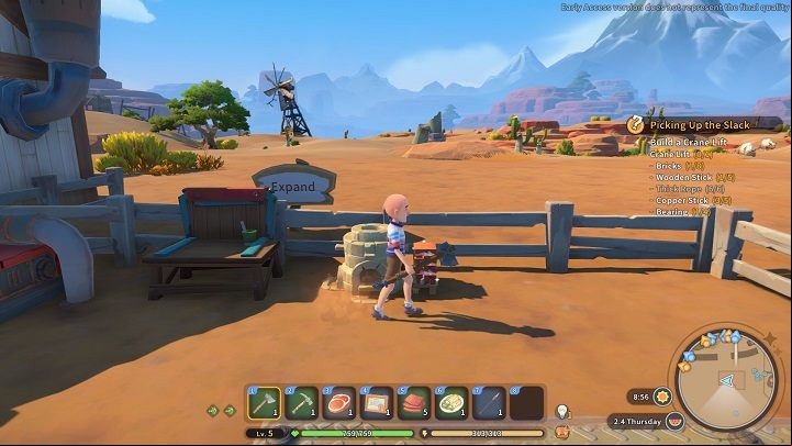 Every now and then, sand will cover your devices - My Time at Sandrock: Quick Beginners Guide - Basics - My Time at Sandrock Guide, Walkthrough
