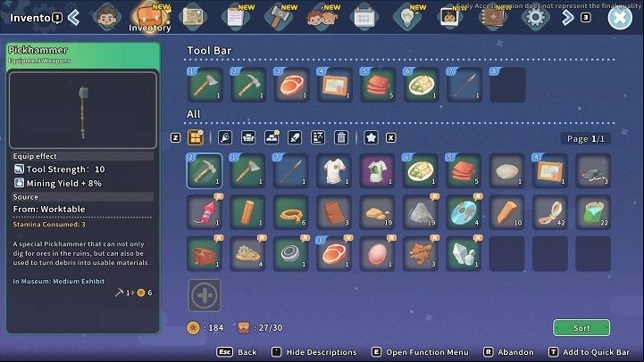 My Time at Sandrock allows you to store resources in special chests, but constantly going back and putting away excess items can be tedious - My Time at Sandrock: Quick Beginners Guide - Basics - My Time at Sandrock Guide, Walkthrough