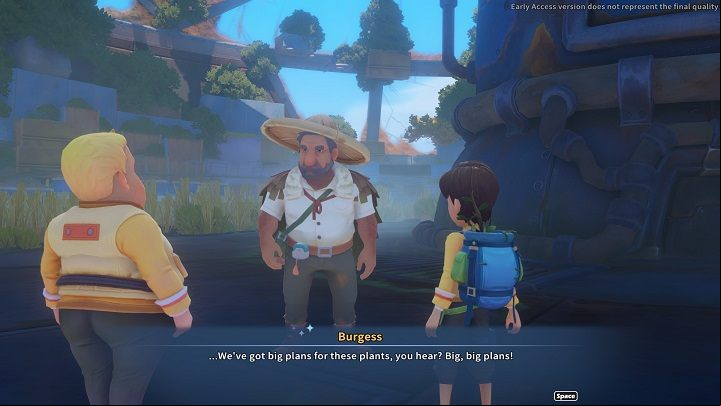 Now all you have to do is return to Moisture Farm in the northern part of the map and inform Zake that the work is done - My Time at Sandrock: Operation Flowergate - walkthrough - Side missions - My Time at Sandrock Guide, Walkthrough