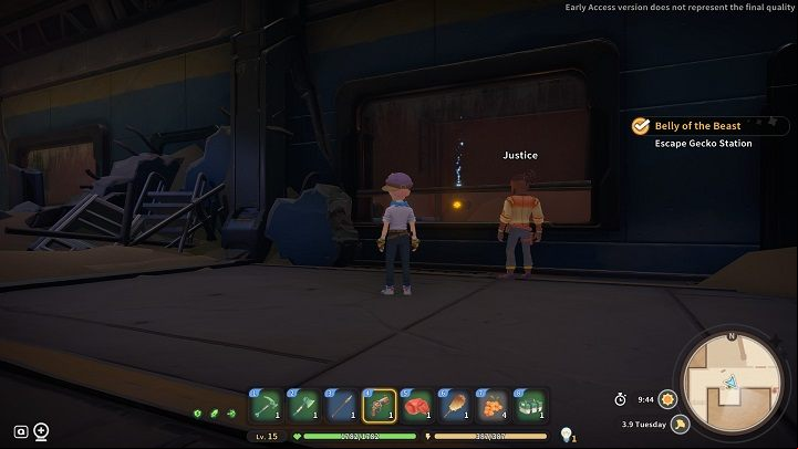Walk through the door - My Time at Sandrock: Belly of the Beast - walkthrough - Main missions - My Time at Sandrock Guide, Walkthrough