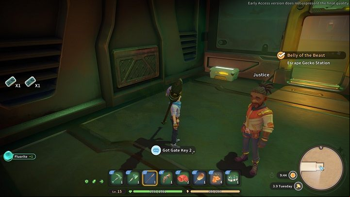 In the room with the second key, you will also find a chest containing 2 Power Circuits, while near the south wall of the corridor, you will find another chest - this time with Condensed Power Stones - My Time at Sandrock: Belly of the Beast - walkthrough - Main missions - My Time at Sandrock Guide, Walkthrough