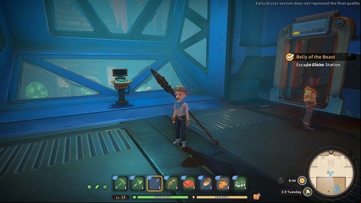 Go to the room on the left of the entrance, defeat the enemy and press the button to unlock the age on the west side of the map - My Time at Sandrock: Belly of the Beast - walkthrough - Main missions - My Time at Sandrock Guide, Walkthrough