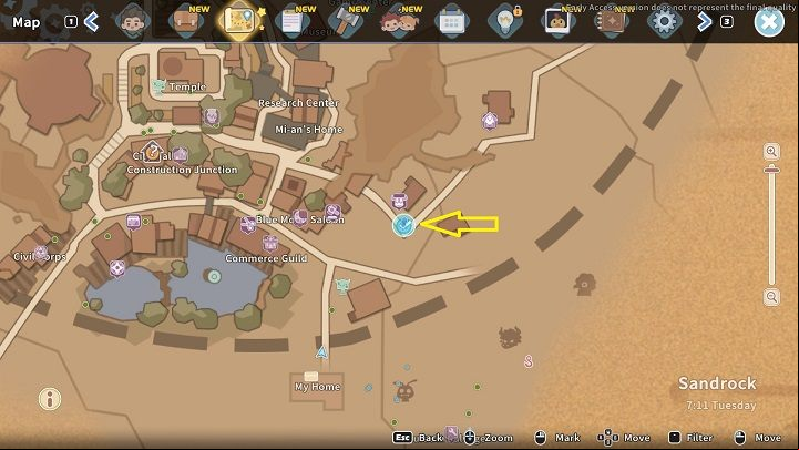 The first stop is Yakmel Ranch - My Time at Sandrock: Jasmine Co. Official Sandrock Tour - walkthrough - Side missions - My Time at Sandrock Guide, Walkthrough