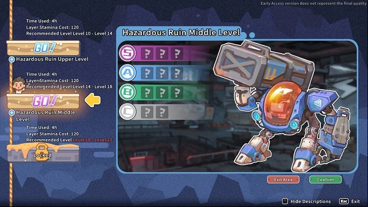 Before entering The Breach, you will have to choose which section of the ruins you want to enter - My Time at Sandrock: The Breach - Basics - My Time at Sandrock Guide, Walkthrough