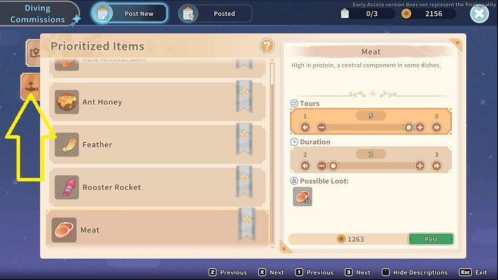 If you care about a particular resource, you can edit the search priorities - My Time at Sandrock: Commissions - Basics - My Time at Sandrock Guide, Walkthrough