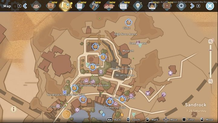 Your objective is to question all the people related to Logan - My Time at Sandrock: Out of the Past - walkthrough - Main missions - My Time at Sandrock Guide, Walkthrough