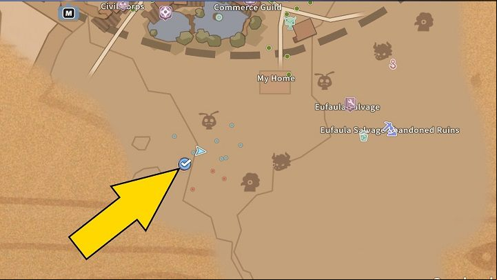 The next meeting will take place on the next day - My Time at Sandrock: Big Game Hunter - walkthrough, solution - Side missions - My Time at Sandrock Guide, Walkthrough