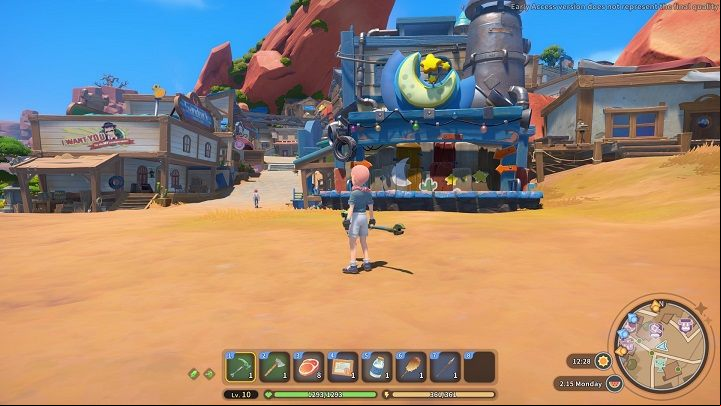 Now all you have to do is take the completed structure and use it to replace the old stage - My Time at Sandrock: The Show Must Go On - walkthrough - Main missions - My Time at Sandrock Guide, Walkthrough