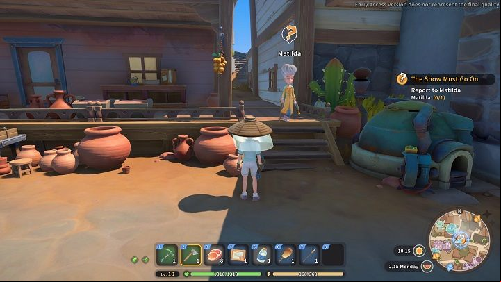 Time to report your progress to Matilda - My Time at Sandrock: The Show Must Go On - walkthrough - Main missions - My Time at Sandrock Guide, Walkthrough